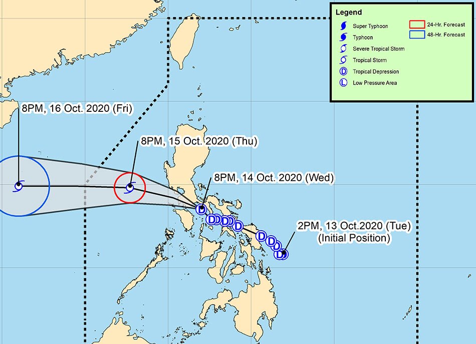 Ofel changes track, makes 4th landfall over Marinduque 2