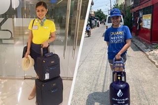 VIRAL: Flight attendant na nawalan ng trabaho, proud 'gas girl' na ngayon