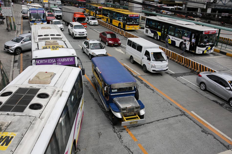 Jeepneys ply the Quiapo-Project 8 route. Mark Demayo, ABS-CBN News/File