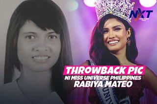 Throwback pic ni Miss Universe Philippines Rabiya Mateo