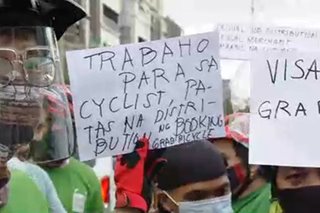 Ilang GrabFood bikers nanawagan ng 'mas patas' na distribusyon ng bookings