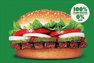 Burger King's plant-based burger now available in PH