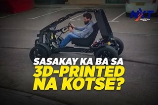 Sasakay ka ba sa 3D printed na kotse?
