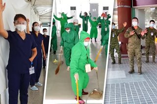Mga frontliners sa Davao airport, may sariling bersyon ng 'Ikaw ang Liwanag at Ligaya'