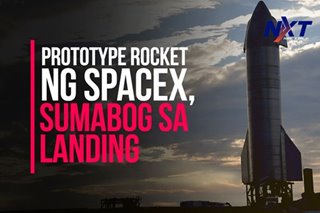 Prototype rocket ng SpaceX, sumabog sa landing