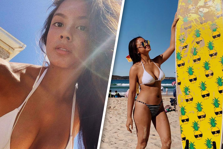 Ylona Garcia, LOOK: Ylona Garcia flaunts bikini bod during surf trip | ABS-...