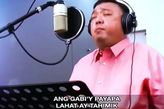 WATCH: Harry Roque sings 'Payapang Daigdig'