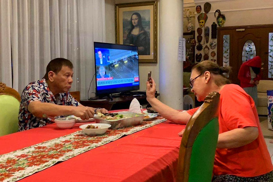LOOK: Duterte celebrates Christmas in Davao City 1