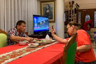 LOOK: Duterte celebrates Christmas in Davao City