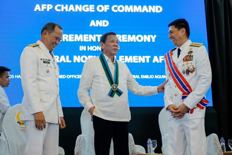 Duterte leads AFP Change of Command