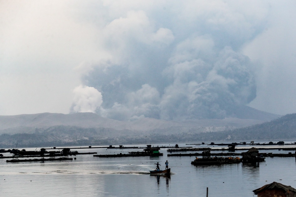 Look Areas Affected By Taal Volcanos Eruption Abs Cbn News