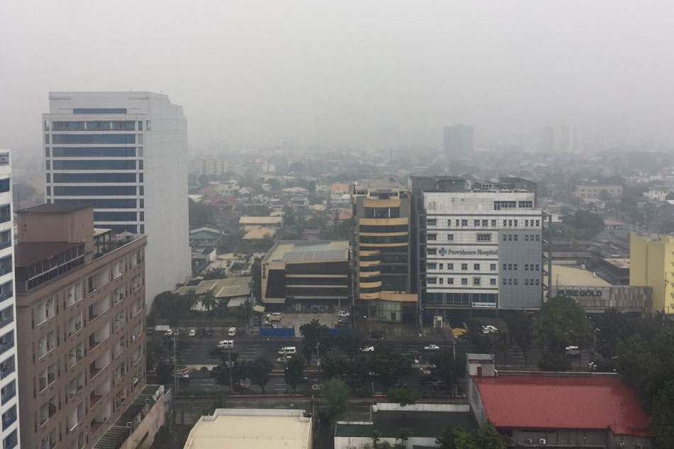 Fog or haze in Metro Manila? Not connected to Taal Volcano but bad for health, says meteorologist 1