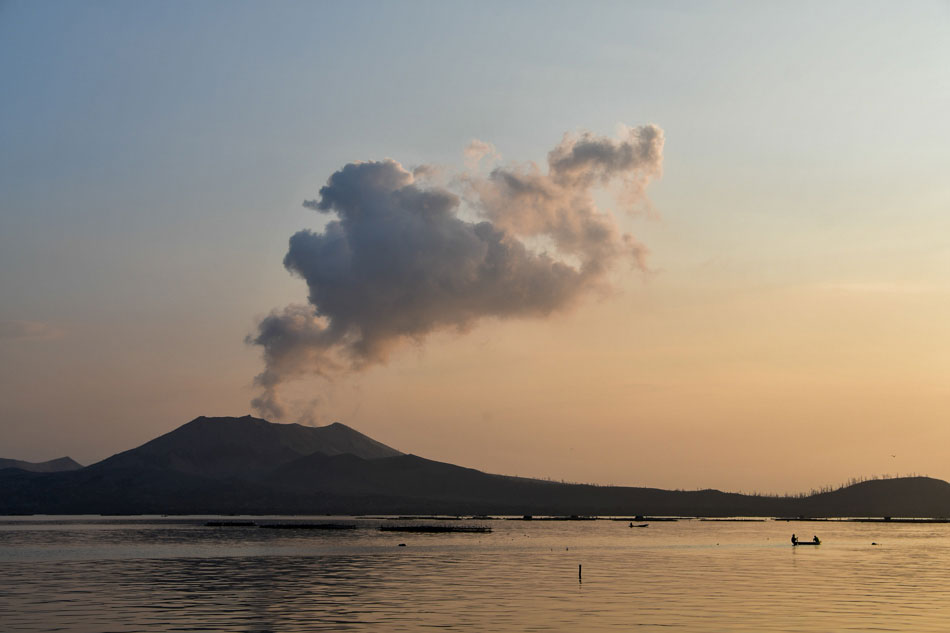 Taal Volcano in 2020. Mark Demayo, ABS-CBN News/file