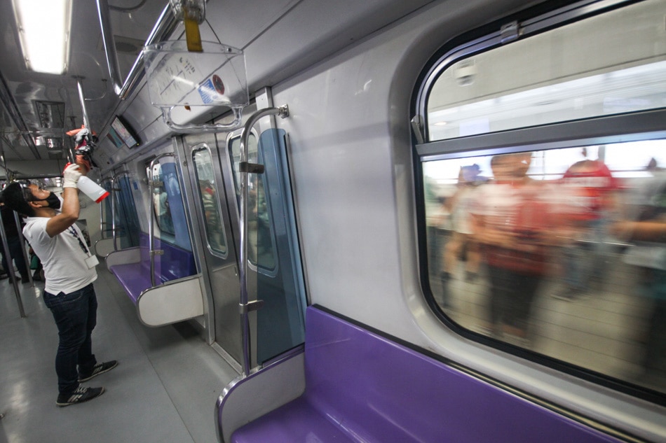LRT2 disinfects carriages against 2019-nCoV