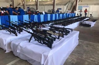 More than 100 MILF-BIAF members lay down firearms