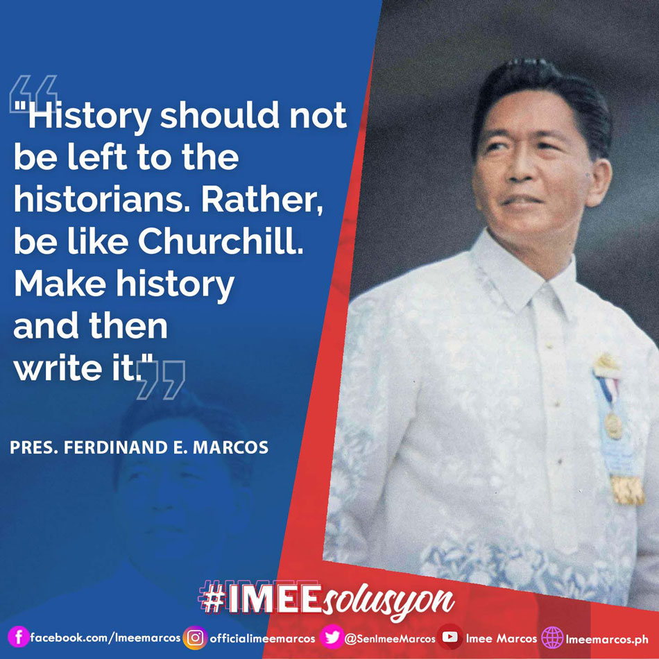 Imee echoes father on EDSA anniversary: History should not be left to the historians 2