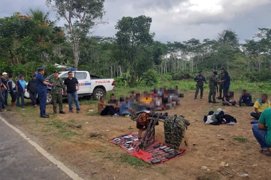 40 miyembro ng MILF naharang sa checkpoint sa Bukidnon 1