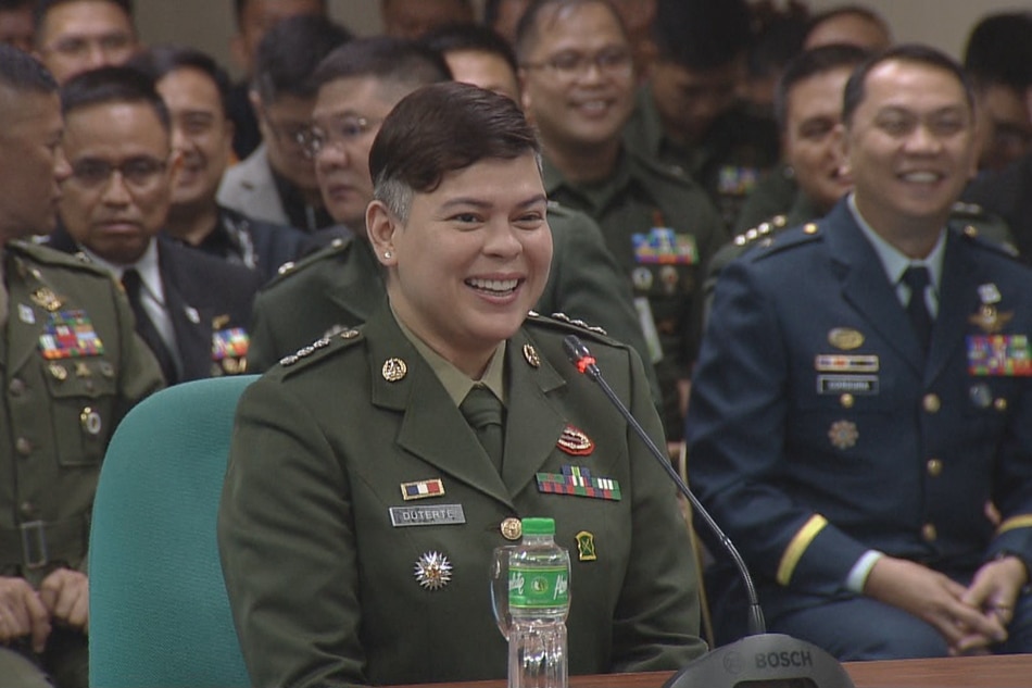 Colonel Inday Sara faces Commission on Appointments 1