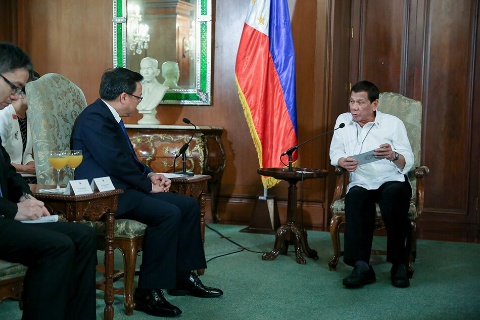 Duterte met Chinese envoy Wednesday on COVID-19 response: Palace | ABS ...