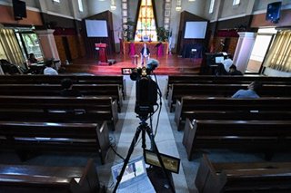 Churches turn to livestream during community quarantine
