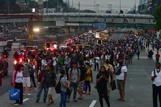 What social distancing? Commuters in crammed buses and jeepneys on first day of work week