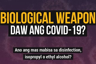 COVID-19 myth busters: mga haka-haka tungkol sa novel coronavirus