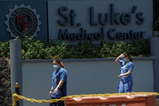 St. Luke’s says unable to accept more COVID-19 patients for confinement