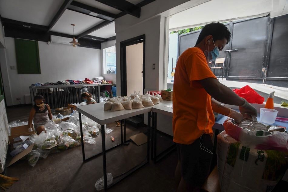After shelter closure, QC cafe shifts to distributing relief packs 1