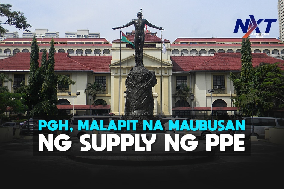 PGH, malapit na maubusan ng supply ng PPE | ABS-CBN News