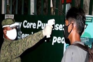 80 stranded sa CamSur dahil sa lockdown, kinupkop muna ng army