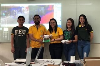 FEU alumni, students produce AI-assisted thermal scanner drones