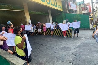 Ilang vendor ng Agora Market, nagprotesta laban sa rolling store sa San Juan