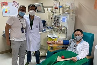 Coronavirus survivor Angara donates blood plasma for COVID-19 patients