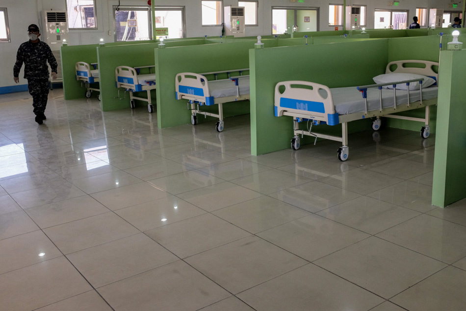 LOOK: COVID-19 treatment facility at Manila&#39;s Eva Macapagal Super Terminal 1