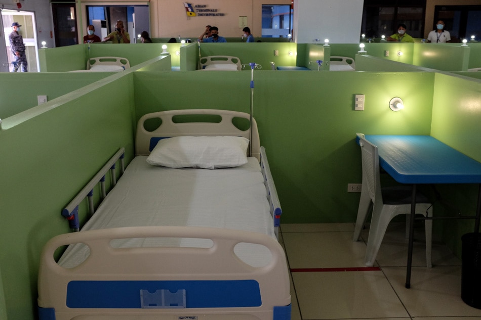 LOOK: COVID-19 treatment facility at Manila&#39;s Eva Macapagal Super Terminal 2