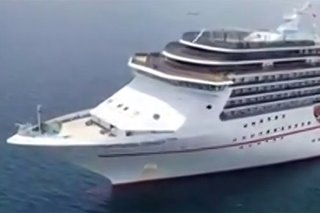 Coast guard nagsagawa ng aerial surveillance sa dumadaung na cruise ships sa Manila Bay