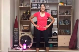 WATCH: Gretchen Ho does 'Zoom-ba' during lockdown