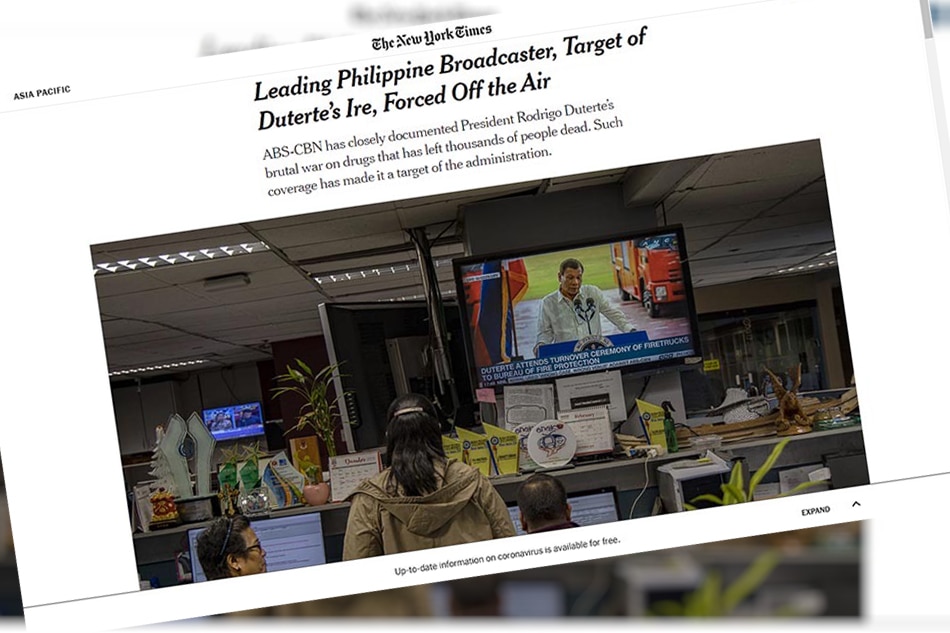 How the world sees it: ABS-CBN shutdown makes international headlines 1