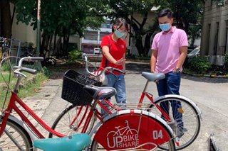 UP nagpahiram ng higit 90 bisikleta sa medical frontliners