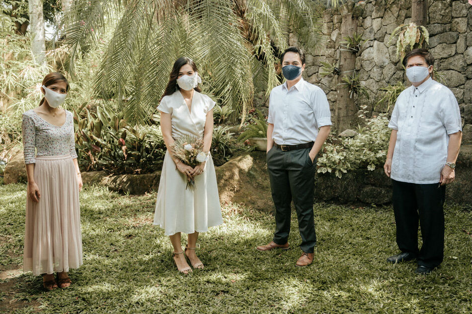 Takeout food, essential guests only: Bare-bones wedding goes on under &#39;new normal&#39; 2