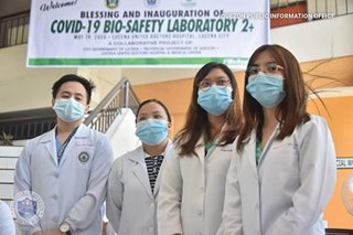 Unang COVID-19 testing lab itinayo sa pribadong ospital sa Quezon