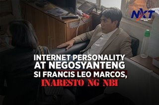 Internet personality at negosyanteng si Francis Leo Marcos, inaresto ng NBI
