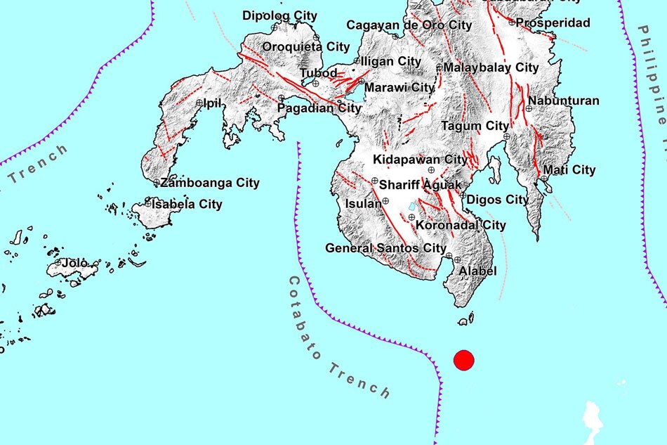 Magnitude 4.8 earthquake jolts Davao Occidental 1