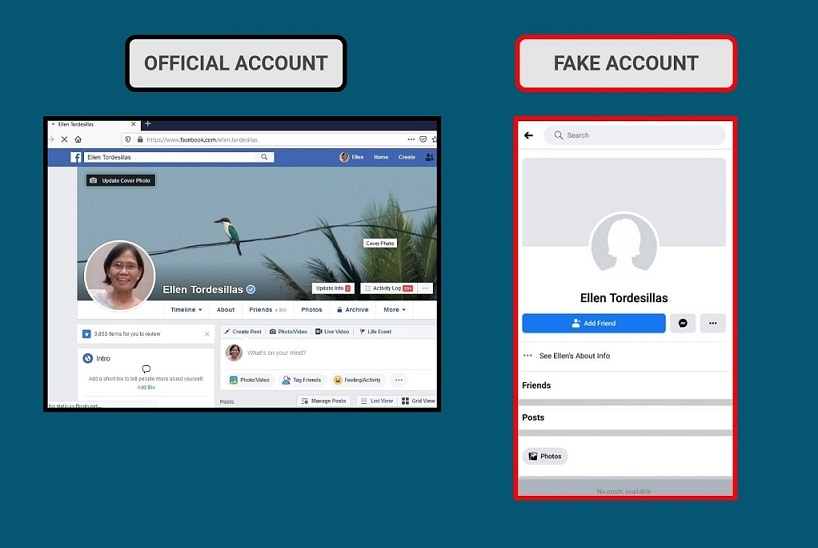 Beware of spoof/fake Facebook accounts 2
