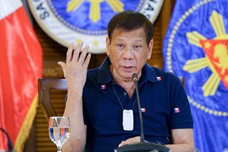 Pag-uulat tungkol sa intel funds ng 2021 budget inayawan ni Duterte