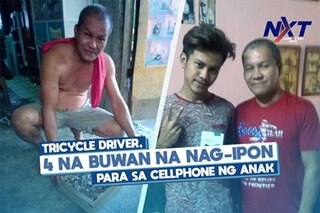 Tricycle driver, 4 na buwan nag-ipon para sa cellphone ng anak
