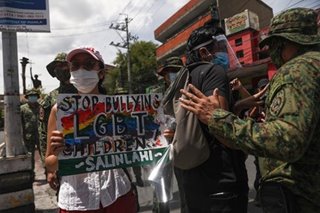 'Wala kaming violation': Pag-aresto sa mga aktibista sa Pride protest kinondena