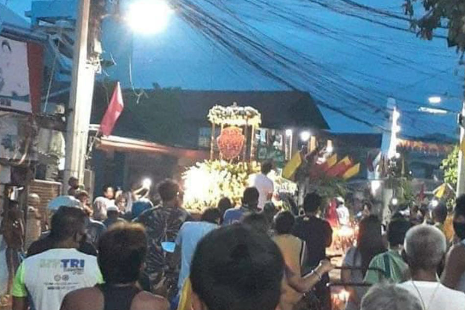 Cebu City community holds religious festival despite ECQ imposition vs. COVID-19 2
