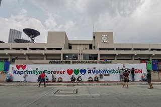 Supporters express love to Kapamilya network