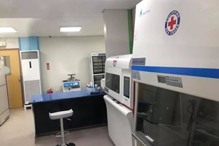 COVID-19 test lab binuksan ng PH Red Cross sa Batangas City